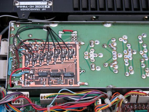 ICOM IC-720/A Rotary Switch Conversion to Relays